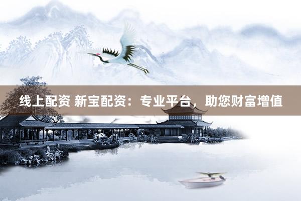 线上配资 新宝配资：专业平台，助您财富增值