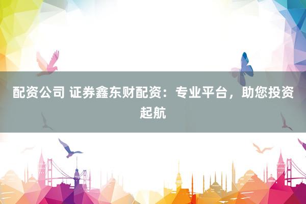 配资公司 证券鑫东财配资：专业平台，助您投资起航