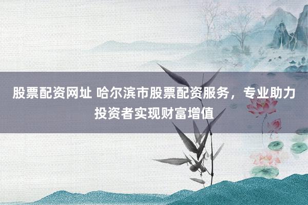 股票配资网址 哈尔滨市股票配资服务,专业助力投资者实现财富增值