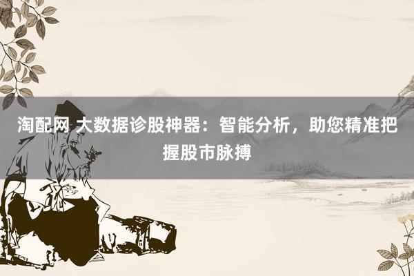 淘配网 大数据诊股神器：智能分析，助您精准把握股市脉搏