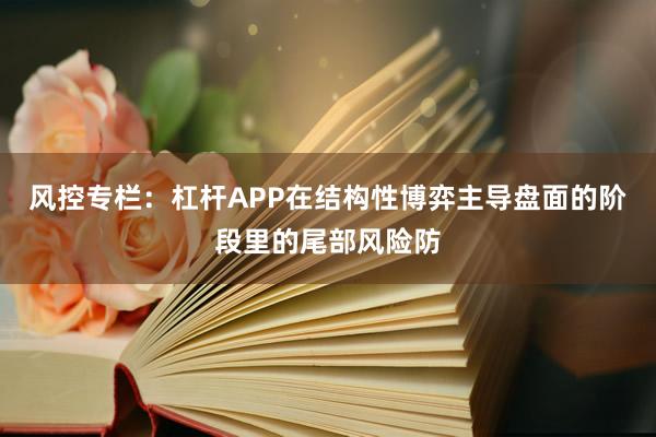 风控专栏：杠杆APP在结构性博弈主导盘面的阶段里的尾部风险防